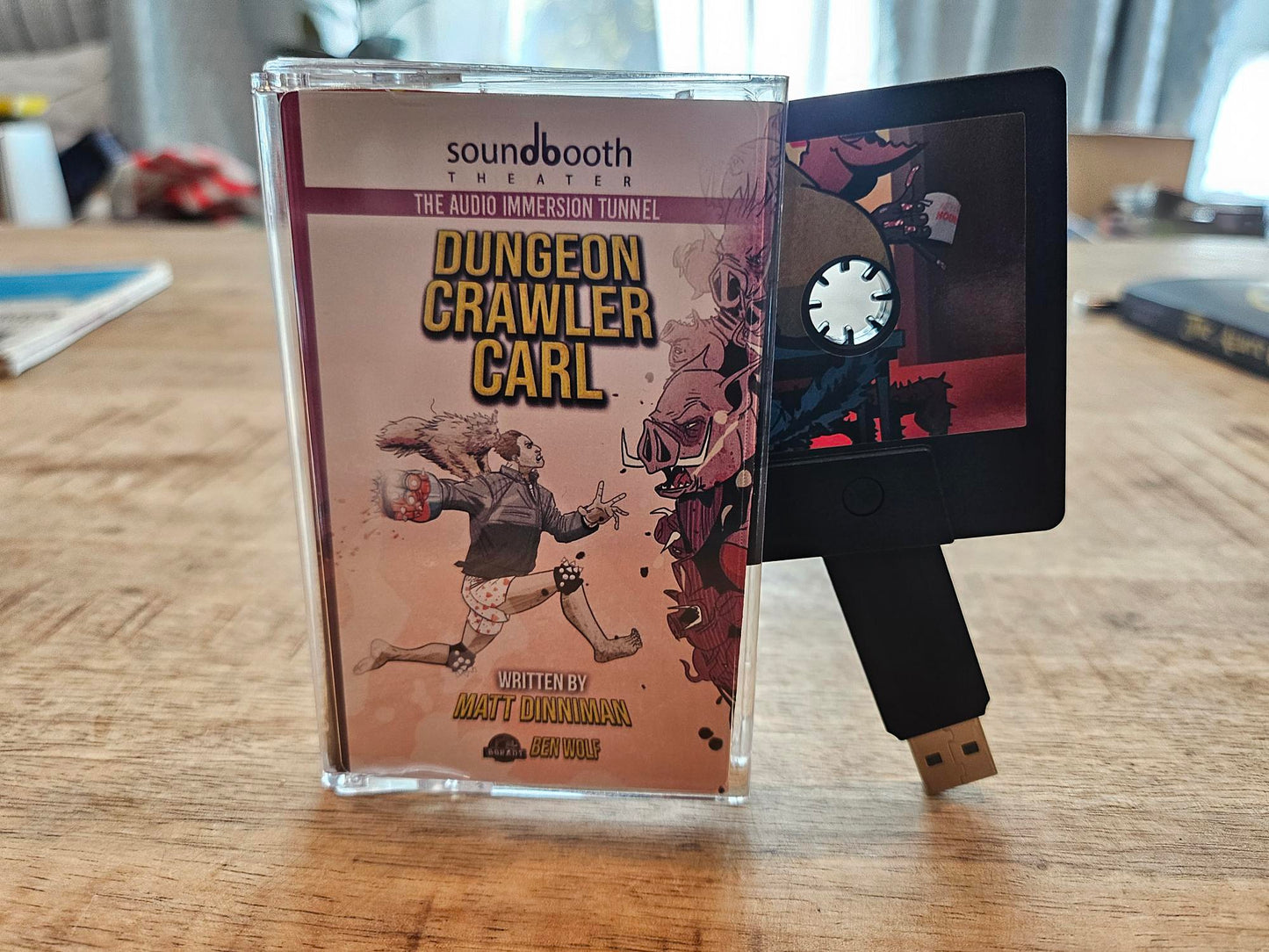 Dungeon Crawler Carl Season One Audio Immersion Tunnel by Matt Dinniman “Cassette” USB